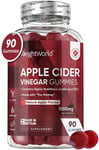 Apple Cider Vinegar 1000mg 90 Gummies With the Mother Vitamin B12 Diet & Health