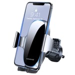 Miracase 2nd Generation Car Phone Holder, Air Vent Phone Holder for Cars 360° Rotation, Universal Mobile Phone Mount Automobile Cradles for Vent Van iPhone15 14 Pro Max 13 12 11 Samsung (Sliver)