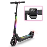 EVERCROSS TECH EV06C Trottinette Électrique pliable Enfants 6-12 Ans Écran LED Lumières colorés 3 Vitesse Hauteur Réglables  Rose - Neuf