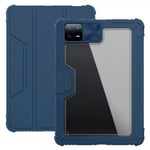 Nillkin Xiaomi Pad 6 Fodral Bumper Leather Case Pro Blå