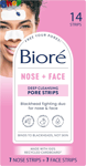 Biore  Deep  Cleansing  Blackhead  Remover  Nose  Strips  and  Face  Pore  Strip