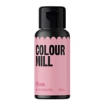 Colour Mill Aqua Blend Food Colouring Liquid Rose - Edible Food Paint for Royal Icing, Macarons, Meringue, Fondant, Jellies, Beverages and More - 20 ml