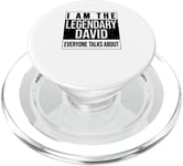 I am the legendary shirt, gift idea for David PopSockets PopGrip for MagSafe