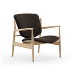 House of Finn Juhl - France Chair, Clear oiled oak, Cat. 2 Hallingdal 65 - 376 - Lenestoler - Finn Juhl - Tre farget,Svart - Tre/Tekstilmateriale