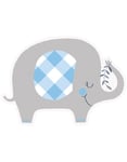 8 St Baby Blue Elephant Inbjudningar m/ Kuvert