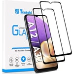 Verre Trempé Samsung Galaxy A12 - M12 - A32 5G, [Lot de 2] [Couverture Complète] Film Protection Ecran Vitre HD, [sans Bulles, Anti