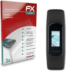 atFoliX 3x Écran protecteur pour Garmin vivosmart 5 clair&flexible