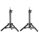 Neewer® Mini Set of Two Aluminum Photography Back Light Stands with 32''/80cm Max Height for Relfectors, Softboxes, Lights, Umbrellas, Backgrounds