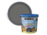 Ronseal Fence Life Plus+ Charcoal Grey 5 litre RSLFLPPCG5L