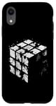 Coque pour iPhone XR Illustration de journal Magic Cube – Vintage Cube Lover