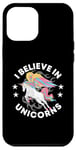 iPhone 12 Pro Max Unicorn rainbow - I believe in unicorns Case