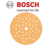 BOSCH Multi Hole Sanding Sheets (50No) (G=240) (To Fit: Bosch GET 55-125 Sander)