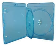 Amaray Lot de 3-Bleu - 3 Lecteur DVD Blu-Ray Cases Peut contenir jusqu'à 3 disques