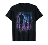 Fathers Day Father Daughter Silhouette Holding Hands T-Shirt