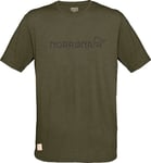 Norrøna Men's Svalbard Wool T- Shirt Olive Night/Rosin, S