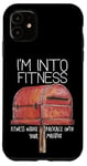 Coque pour iPhone 11 Funny Mailman Im Into Fitness Emballage entier dans votre boîte aux lettres