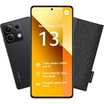 Xiaomi Bundle REDMI Note 13 5G 8/256 + Etui Gris Foncé, Ecran de 6.67'', Smartphone Débloqué, Batterie mAh 5000, Mémoire ROM 256 GO,RAM 8 GO, Android 13, Graphite Black