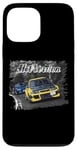 Coque pour iPhone 13 Pro Max CP9A Racing CAR jaune vs bleu