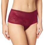 Triumph Women's Wild Rose Sensation Bandeau Brief Slip, Bordeaux, 42