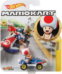 Modèle Diecast 5cm Kart De Toad Sneeker Super Mario Kart 1:64 Hot Wheels