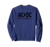 AC/DC Rock Music Band Back In Black Logo Sweatshirt