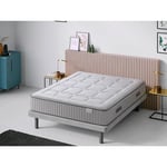 Matelas à Ressorts Ensachés 160x200 Aissa Moisury Matelas de 25 cm d'épaisseur Matelas de Fermeté Moyenne Adaptabilité Maximale