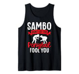 Sambo Girl Female Wrestler Training Sambo Wrestling Tank Top