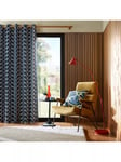 Orla Kiely Linear Stem Pair Lined Eyelet Curtains