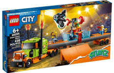 LEGO 60294 CITY STUNT SHOW TRUCK & STUNTZ FLYWHEEL MOTORBIKE PLAYSET **SEALED**