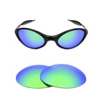 NEW POLARIZED CUSTOM GREEN LENS FOR OAKLEY EYE JACKET SUNGLASSES