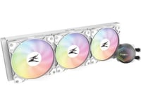 Zalman Alpha36 White Cpu Liquid Cooler 360Mm Radiator 3 X 120 Mm Fan Argb Pump Dual, Allt-I-Ett Vätskekylare, 12 Cm, Vit