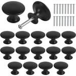 16PCS Boutons de Placard, Boutons de Tiroir Vintage, 30mm Tiroir de Porte Poignée, Rond Bouton de Meubles, Boutons de Porte, Poignées de Meuble pour