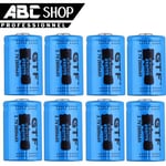 8 PILES BATTERIE RECHARGEABLE CR123A 3.7V 123A CR123 16340 2800mAh Li-ion ACCU