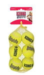 Kong Kong Tennisball med Pipelyd  6stk - M