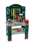 Theo Klein 8580 Bosch Work Station I 44 Parts I Workbench Including Work Surface with learning Function I Dimensions: 61 cm x 44.5 cm x 101 cm I Toy for Children Aged 3 Years and up