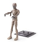 BendyFigs The Noble Collection Universal Monsters Mummy - 7.5in (19cm) Noble Toys Bendable Figure Posable Collectible Doll Figures with Stand