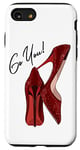 Coque pour iPhone SE (2020) / 7 / 8 Go You! T-shirt sexy à talons hauts Motif escarpins rouges