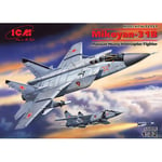 MIKOYAN 31B RUSSIAN HEAVY INTERCEPTOR FIGHTER KIT 1:72 ICM Kit Aerei Modellino