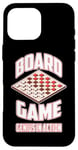 Coque pour iPhone 16 Pro Max Board Game, Genius in Action