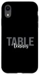 Coque pour iPhone XR Joueur de ping-pong de table