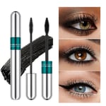 2 i 1 mascara vattenfast makeup, 4d sidenfibermascara (2 st)