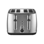 Lakeland Brushed Stainless Steel 4-Slice Toaster