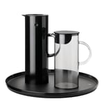 Stelton - EM77 termokanne/serveringsbrett/kanne med lokk black