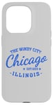 Coque pour iPhone 15 Pro Vintage Retro Love Chicago Illinois Windy City est une ville créée en 1833