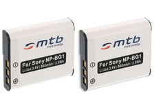 2x Batterie NP-BG1 pour Sony Cyber-shot DSC-H3, H7, H9, H10, H20, H50, H55, H70