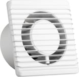 Ventilateur universel avec clapet anti-retour Ø 100mm/10cm pour salle de bain...