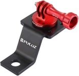 Support fixe pour moto, en alliage d'aluminium pour rétroviseur/boulon pincé pour GoPro Hero Max 9 8 7 6 5 4 3 Session 3+ 2, DJI Action et autres caméras d'action (rouge).[G471]