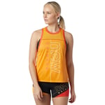 NEW BALANCE WOMENS FAST FLIGHT PRINTED TANK TOP  ORANGE RUNNING JOGGING GYM