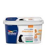 Dulux Valentine Simple & Déco Peinture intérieure de Rénovation - Pour vos meubles en bois, mélaminé, PVC, métal peint - Couleur : Macaron Glacé Satin - 2L - 5330472