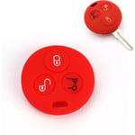 1 pcs Silicone Cover Protector Case Holder Skin Jacket Compatible avec BENZ SMART Button Remote Key Fob